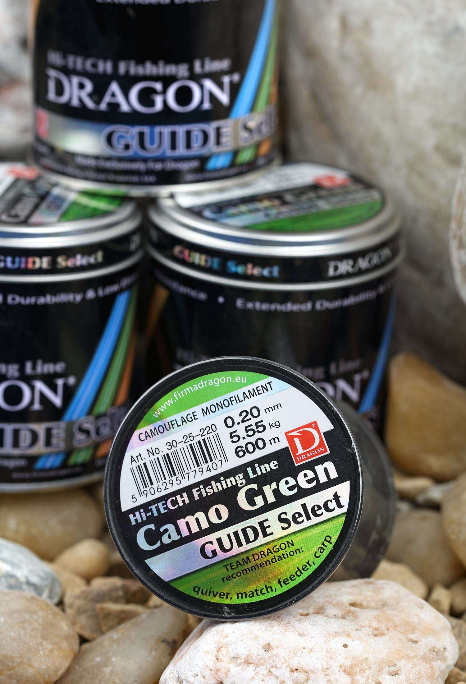 Dragon Guide Select Camo Green - wolno tonąca żyłka