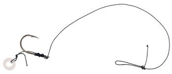 Haczyki Jaxon z przyponem z plecionki Method Feeder 0,12mm