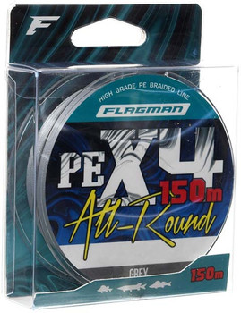 Plecionka Azura Braid All-Round Pe X-4 0.19mm 6.4kg 150m Grey