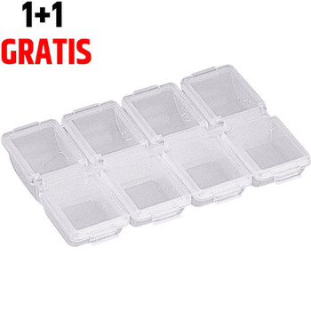 Pudełko wędkarskie FB-6 Versus 8,5x6,2x1,4cm