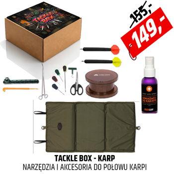 Zestaw akcesoriów karpiowych TACKLE BOX KARP