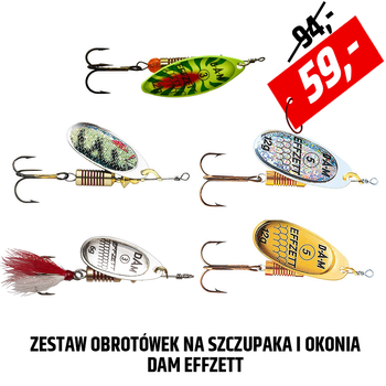 Zestaw błystek obrotowych BOX EFFZET