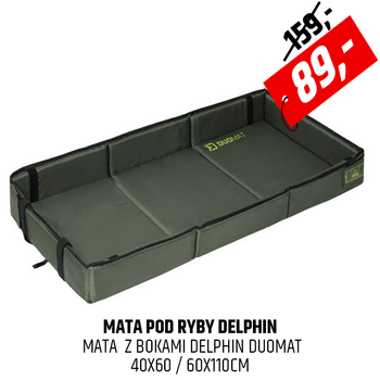 Mata pod ryby z bokami Delphin DUOMAT