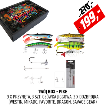 Zestaw szczupakowy BOX PIKE 3