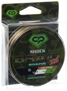 Plecionka Flagman Diamond Shock Braid 0.20mm 30kg 25m Camo Brown