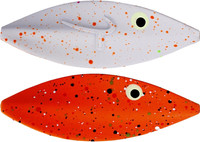 Orange White Glow Splat