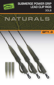 Gotowy zestaw Fox Edges Naturals Submerge Power Grip Lead Clip
