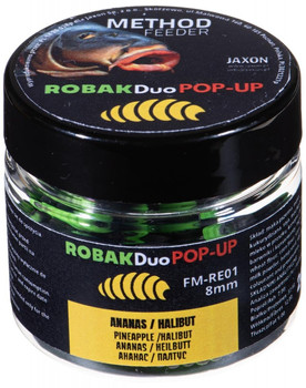 Dwukolorowe przynęty Jaxon Robak Duo Pop UP