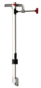 Teleskopowy uchwyt do sonara echosondy - Jaxon 60cm
