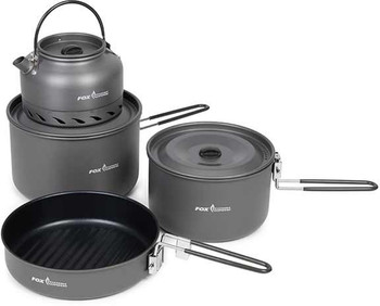 Biwakowy komplet garnków Fox Cookware 4 piece Deluxe Cook Set