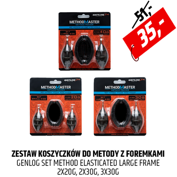 Zestaw koszyczków do Methody BOX GENLOG SET