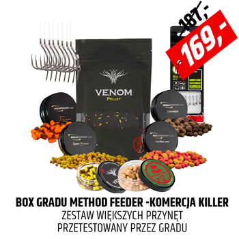 Zestaw przynęt method feeder Box Gradu Komercja Killer