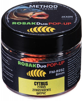 Dwukolorowe przynęty Jaxon Robak Duo Pop UP