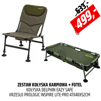 Zestaw - Kołyska karpiowa Delphin z fotelem Prologic