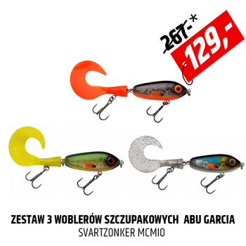 Zestaw woblerów szczupakowych Abu Garcia McMio