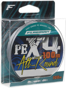 Plecionka Flagman Braid All-Round Pe X-4 0.16mm 9.1kg 100m Grey