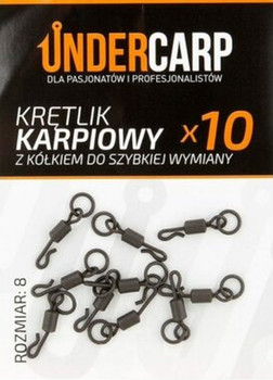 Krętlik karpiowy z kółkiem do szybkiej wymiany Undercarp