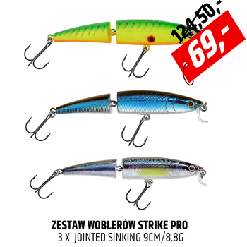 Zestaw woblerów Strike Pro Strike Jointed