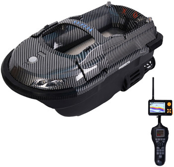 Łódź zanętowa Boatman Vulcan Sonar Carbon + Echo SN4
