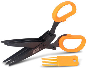 Nożyczki MS Range Titanium Coated Worm Scissor 3 Blades