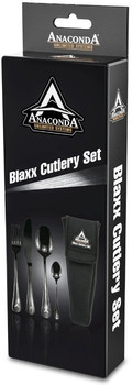 Podwójny zestaw sztućców Anaconda Blaxx Cutlery Twin Set