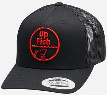 Czapka UP Fish Retro Trucker Cap - BLACK RED