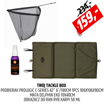 Zestaw Fish Care - podbierak + mata + odkażacz