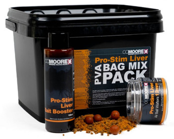 Zestaw do nęcenia CC Moore PRO-STIM Liver PVA Bag Mix Pack