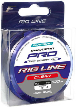 Żyłka Flagman Sherman Pro Rig Line 0.165mm 2.24kg 100m Clear