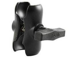 Krótkie ramię 6cm RAM Mount obustronnie do głowic obrotowych C 1,5"